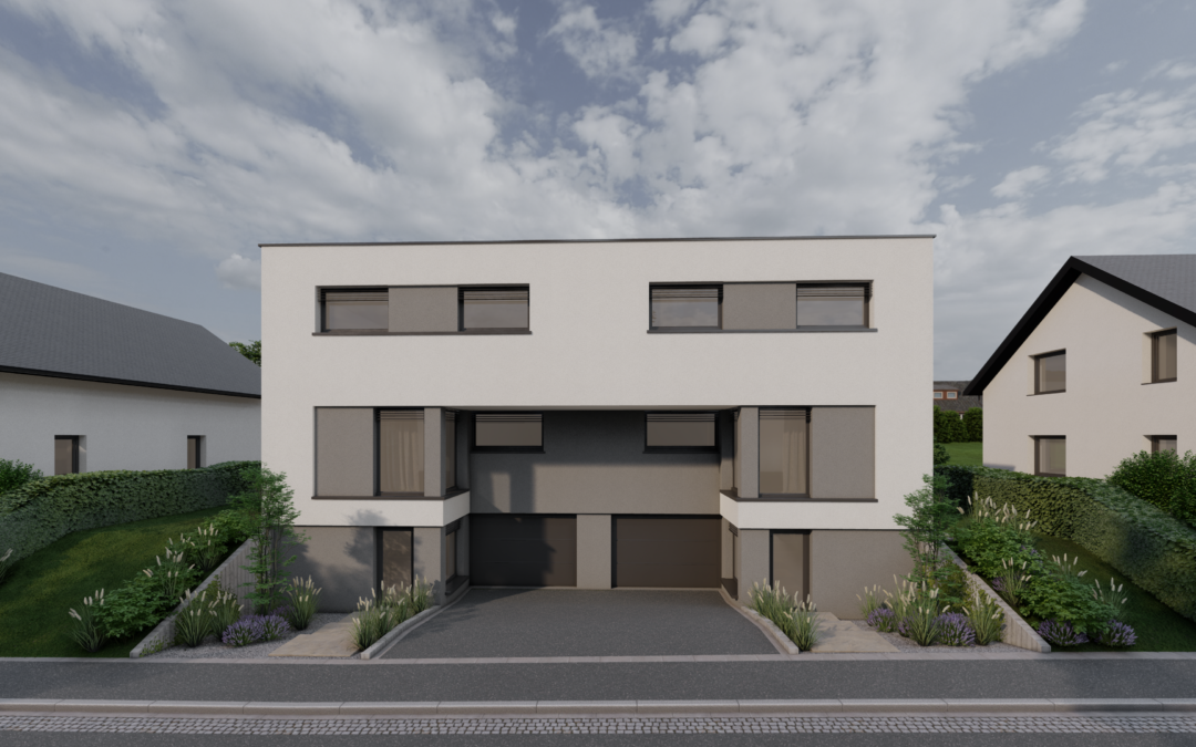 Mertzig – 2 maisons unifamiliales jumelées